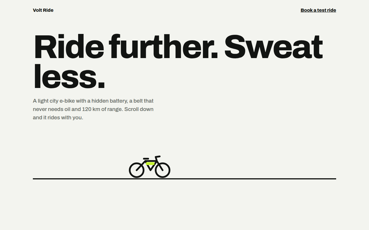 Scroll Driven Animation CSS template preview