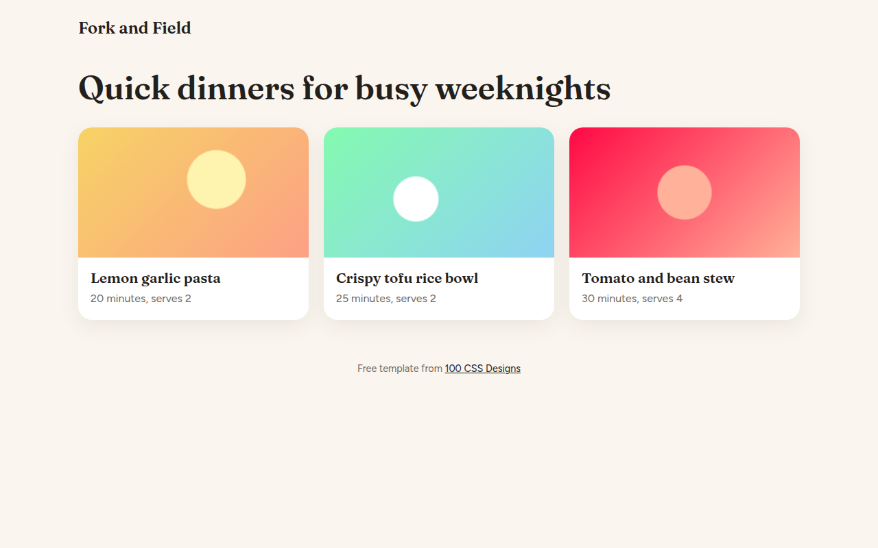 View Transitions CSS template preview