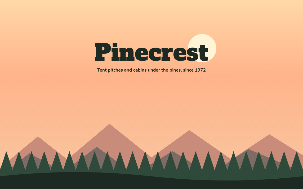 Layered Parallax CSS template preview
