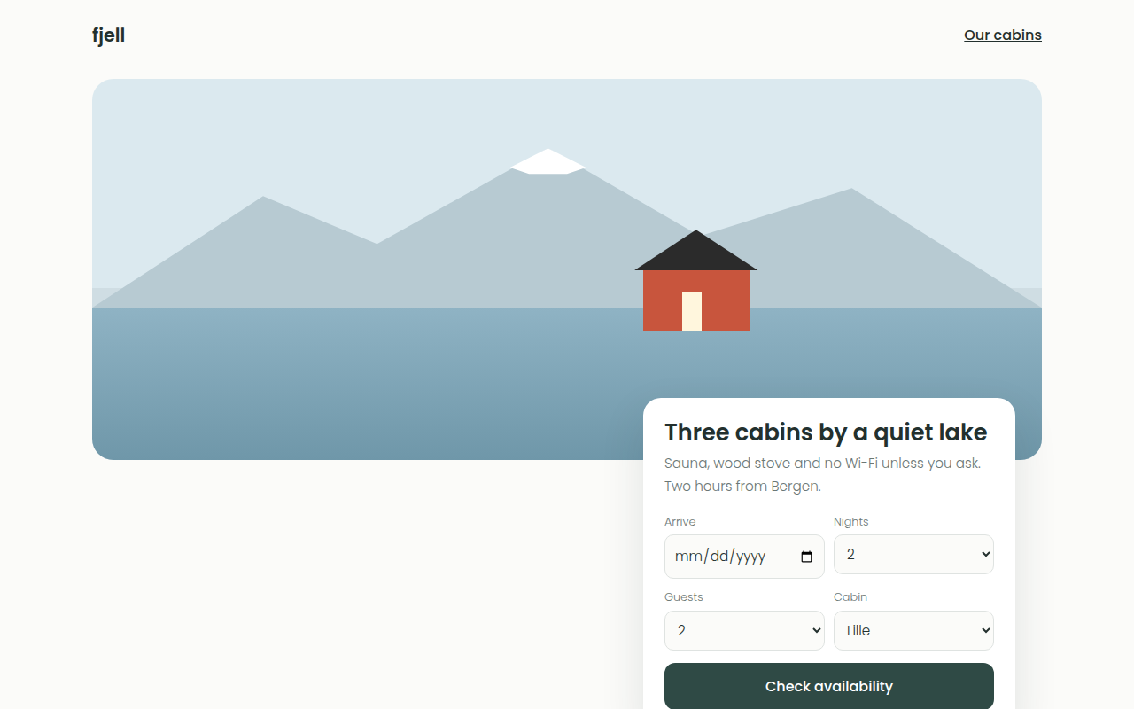 Scandinavian CSS template preview