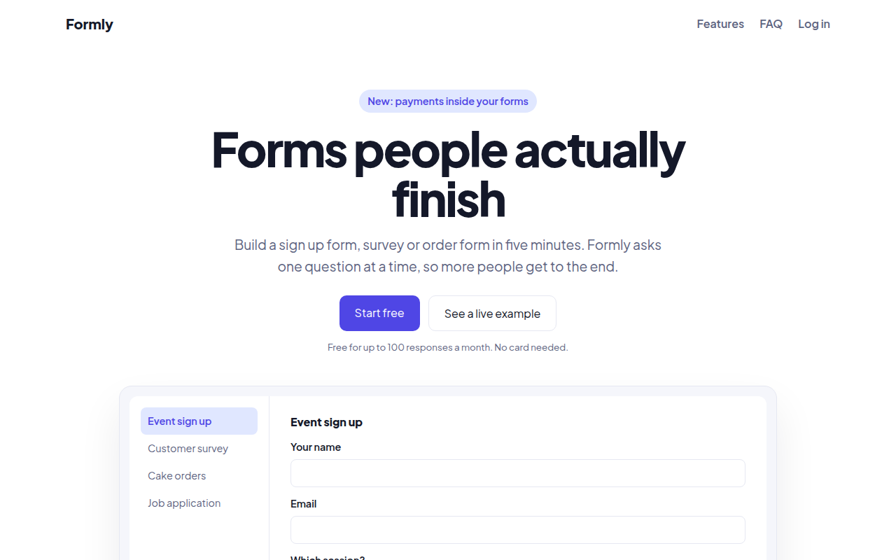 SaaS Landing Page CSS template preview