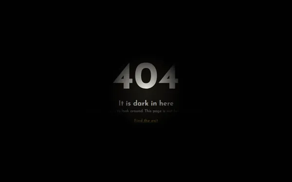 Flashlight 404 page template preview