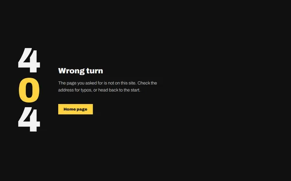 Stacked Lines 404 page template preview