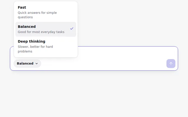 Prompt with Model Picker AI UI component preview