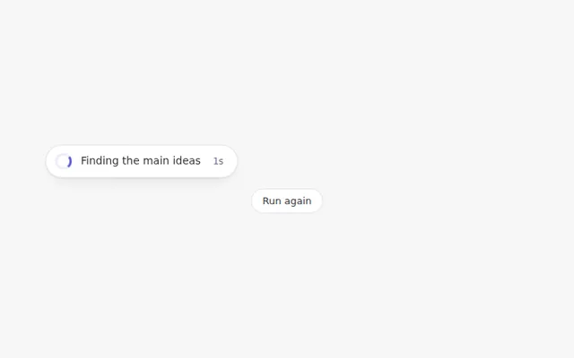 Spinner with Status Text AI UI component preview