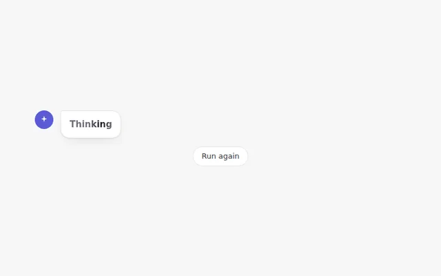 Thinking Shimmer AI UI component preview