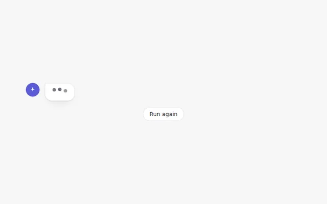 Typing Dots AI UI component preview